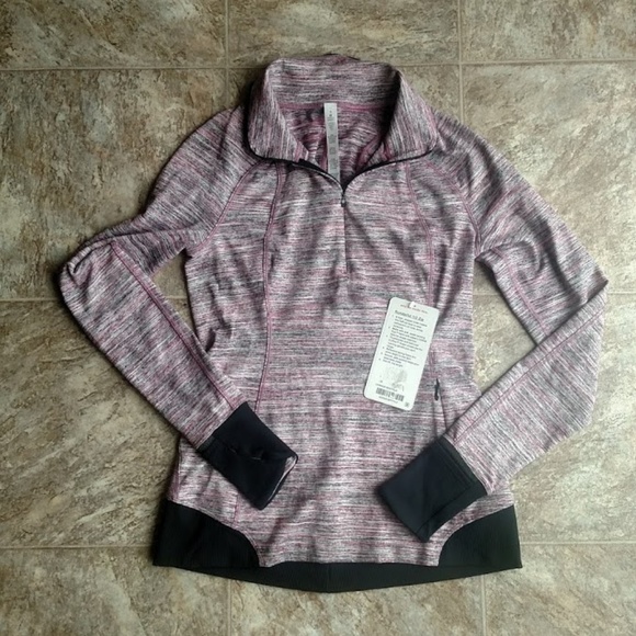 lululemon athletica Tops - HP! Lululemon NWT Runderful 1/2 Zip Space Dye Camo